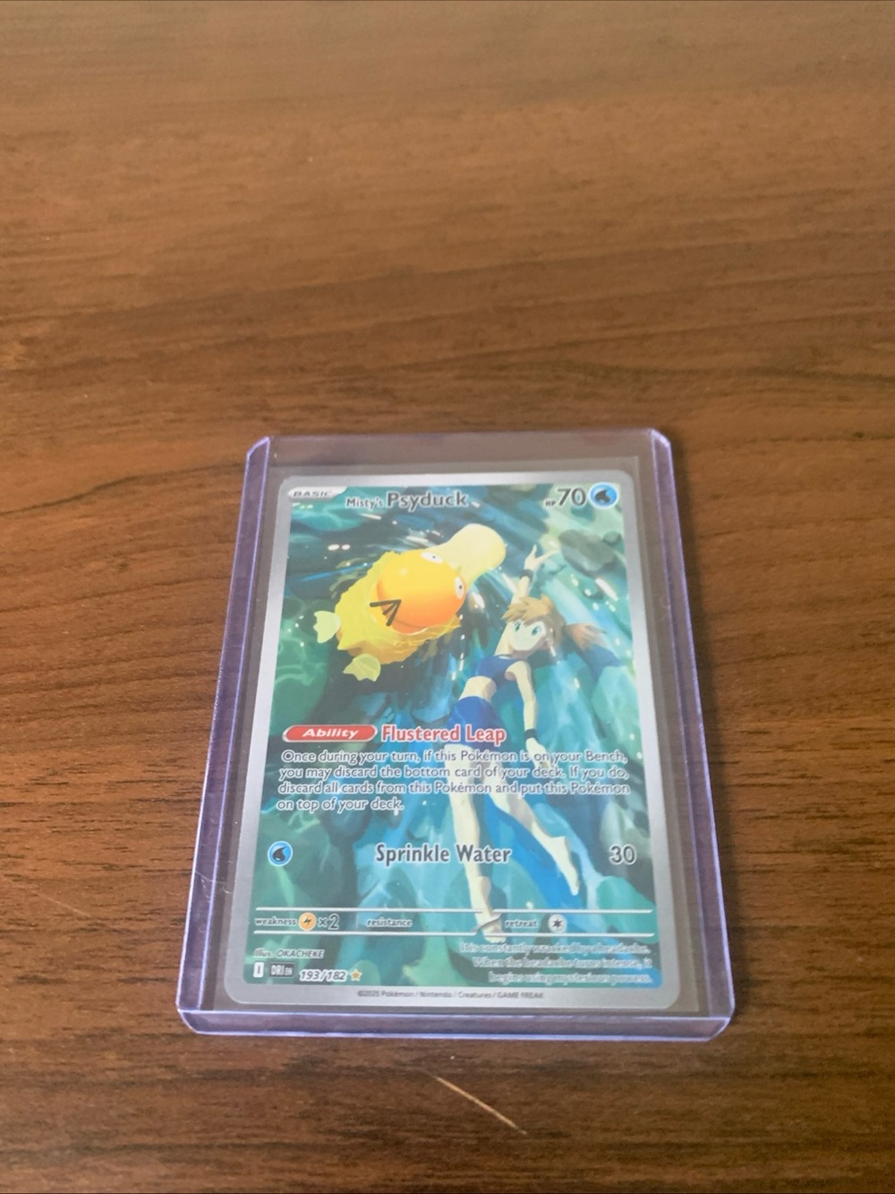 Psyduck EX Trading Card – Yellow Psyduck (Protective Case)